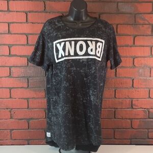 Longline Fit Bronx Womans Large‎ Marble Pattern Shirt – Trendy Casual